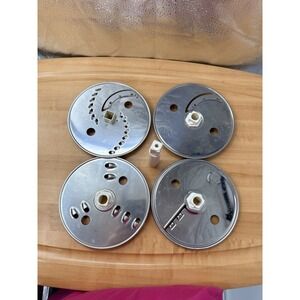 4 Moulinex Regal La Machine II &III Replacement Blades & Adapter Food Processor